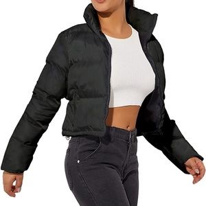 Cropped Puffer Jacket